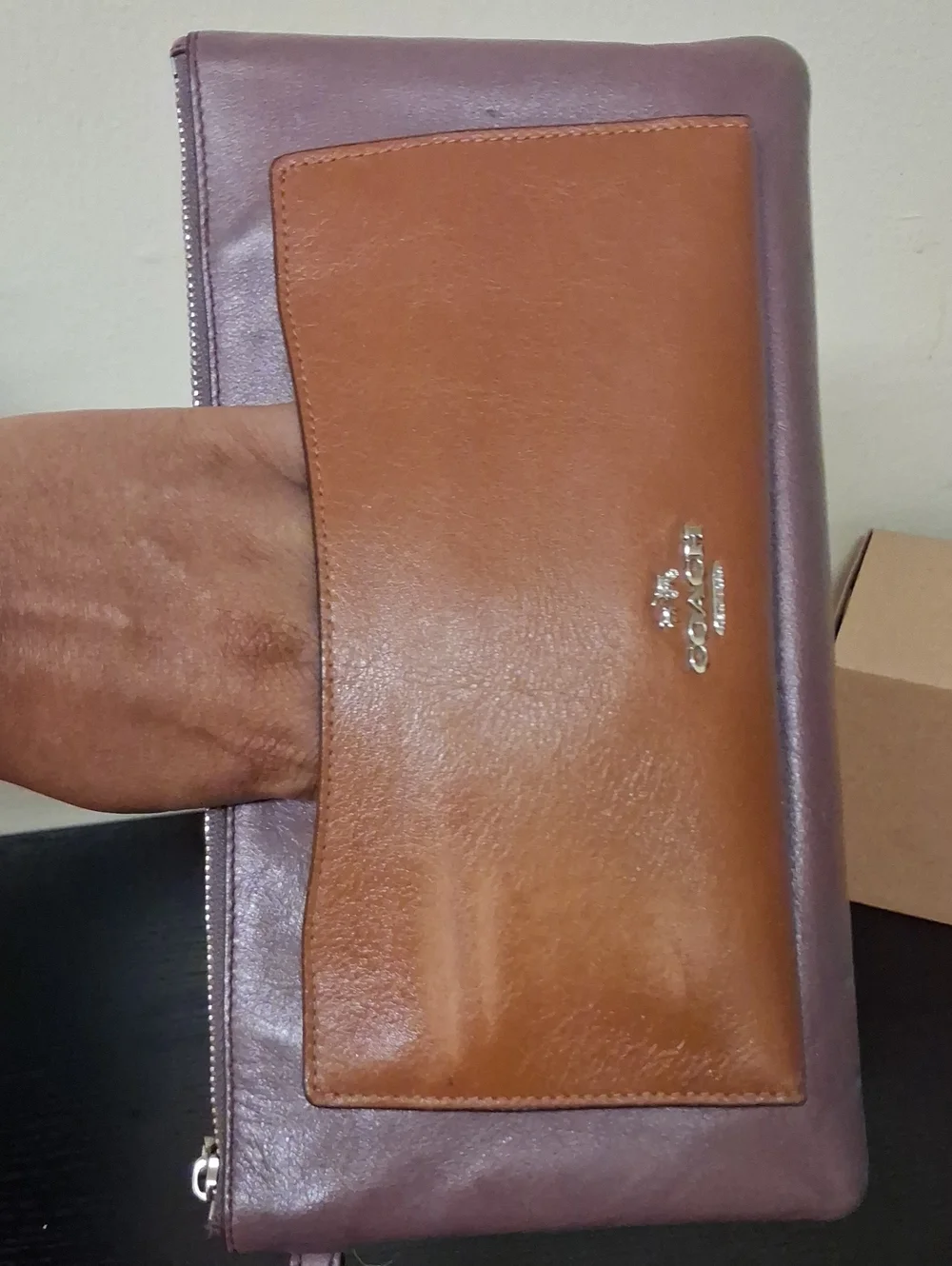 Coach BUNDLE CLUTCH AND SNEAKERS SIZE 7.5